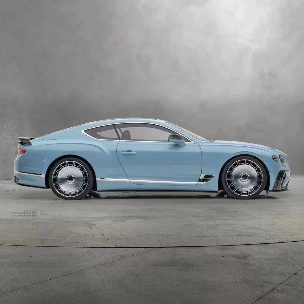 Bentley Continental GT MSY Style Dry Carbon Fiber Half Aero Kit – Front Lip, Side Skirts, Rear Lip, Fender Vents