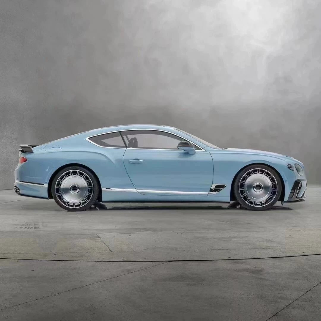 Bentley Continental GT MSY Style Dry Carbon Fiber Half Aero Kit – Front Lip, Side Skirts, Rear Lip, Fender Vents