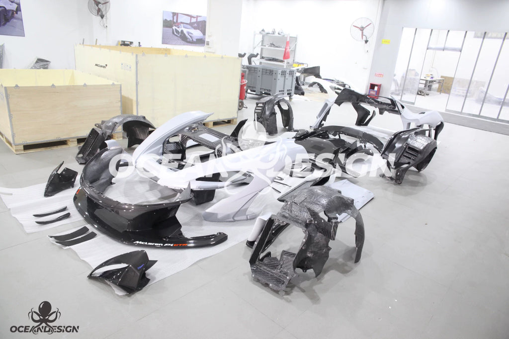 McLaren P1 GTR-Style Dry Carbon Fiber Body Kit – Complete Aero
