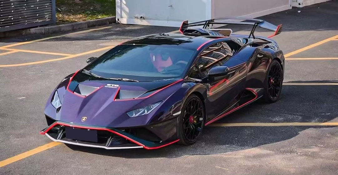 Lamborghini Huracan LP580 LP610 EVO STO-Style Dry Carbon Fiber Widebody Kit