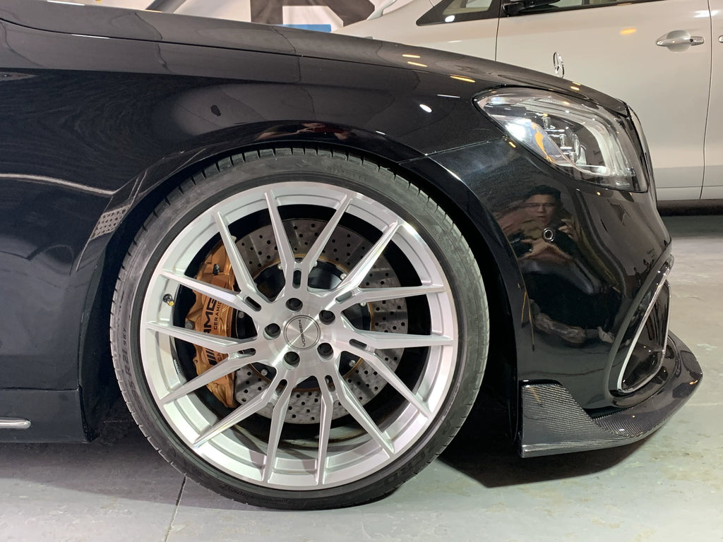 Mercedes-Benz S-Class S63 W222.2 MSY Style Carbon Fiber Aero Kit – Front Lip, Rear Bumper, Side Skirts, Rear Wing, Fender Flares, Hood, Mirror Covers