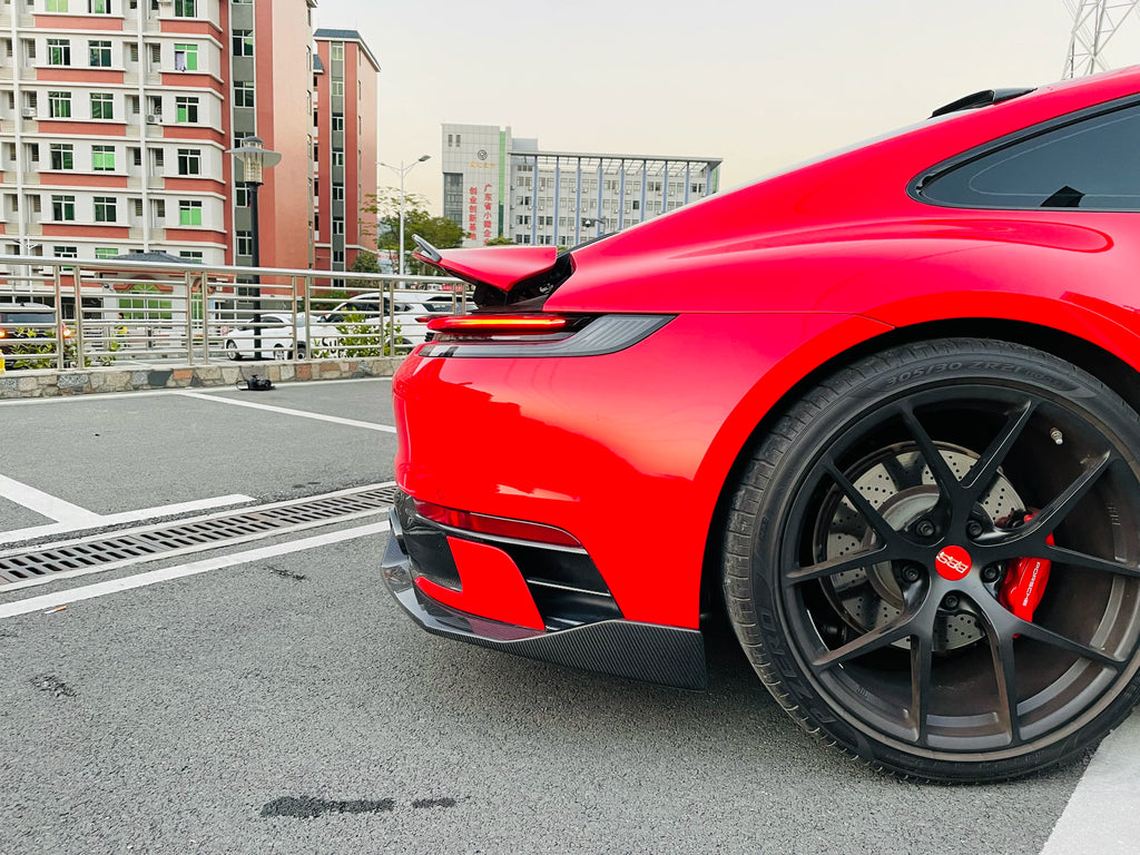 Porsche 911 992.1 MIW-Style Dry Carbon Fiber Aero Kit – Front Lip, Side Skirts, Rear Lip, Canards, Wing