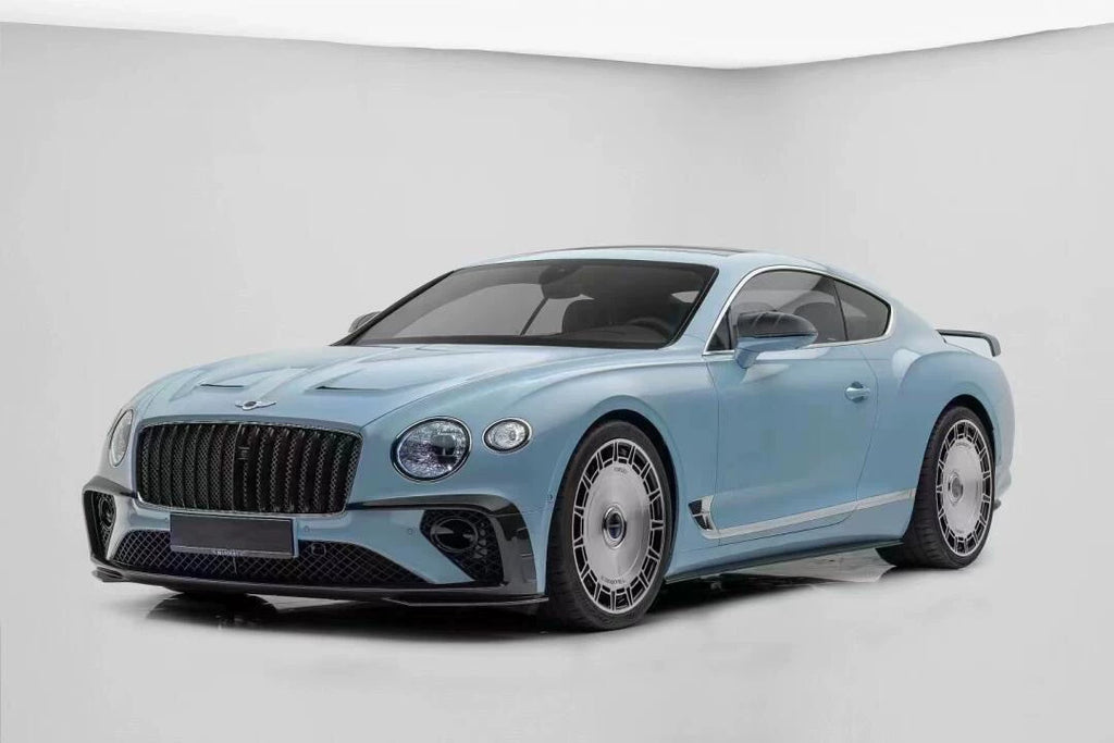 Bentley Continental GT MSY Style Dry Carbon Fiber Half Aero Kit – Front Lip, Side Skirts, Rear Lip, Fender Vents
