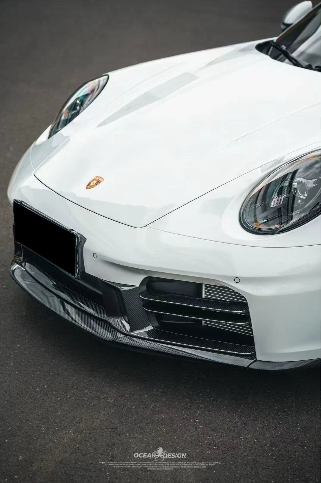 Porsche 911 992.2 OEM-Style Dry Carbon Fiber Aero Kit – Front Lip, Grille, Air Vents, Rear Lip