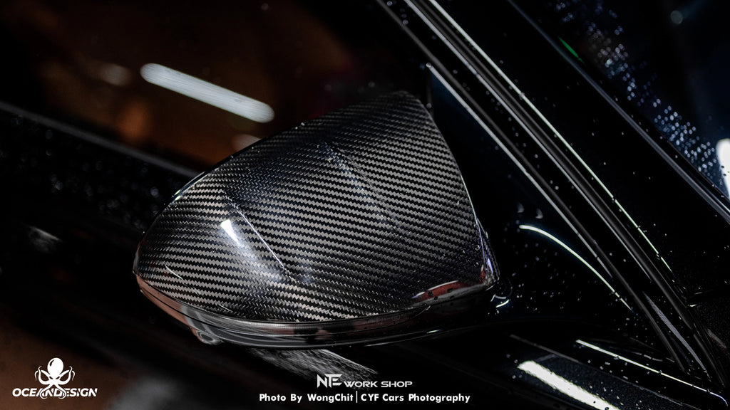 Mercedes-Benz S-Class S450 W223 MSY Style Dry Carbon Fiber Aero Kit – Front Lip, Side Skirts, Rear Lip, Rear Wing, Roof Spoiler, Mirror Covers, Air Vents, Fender Trim