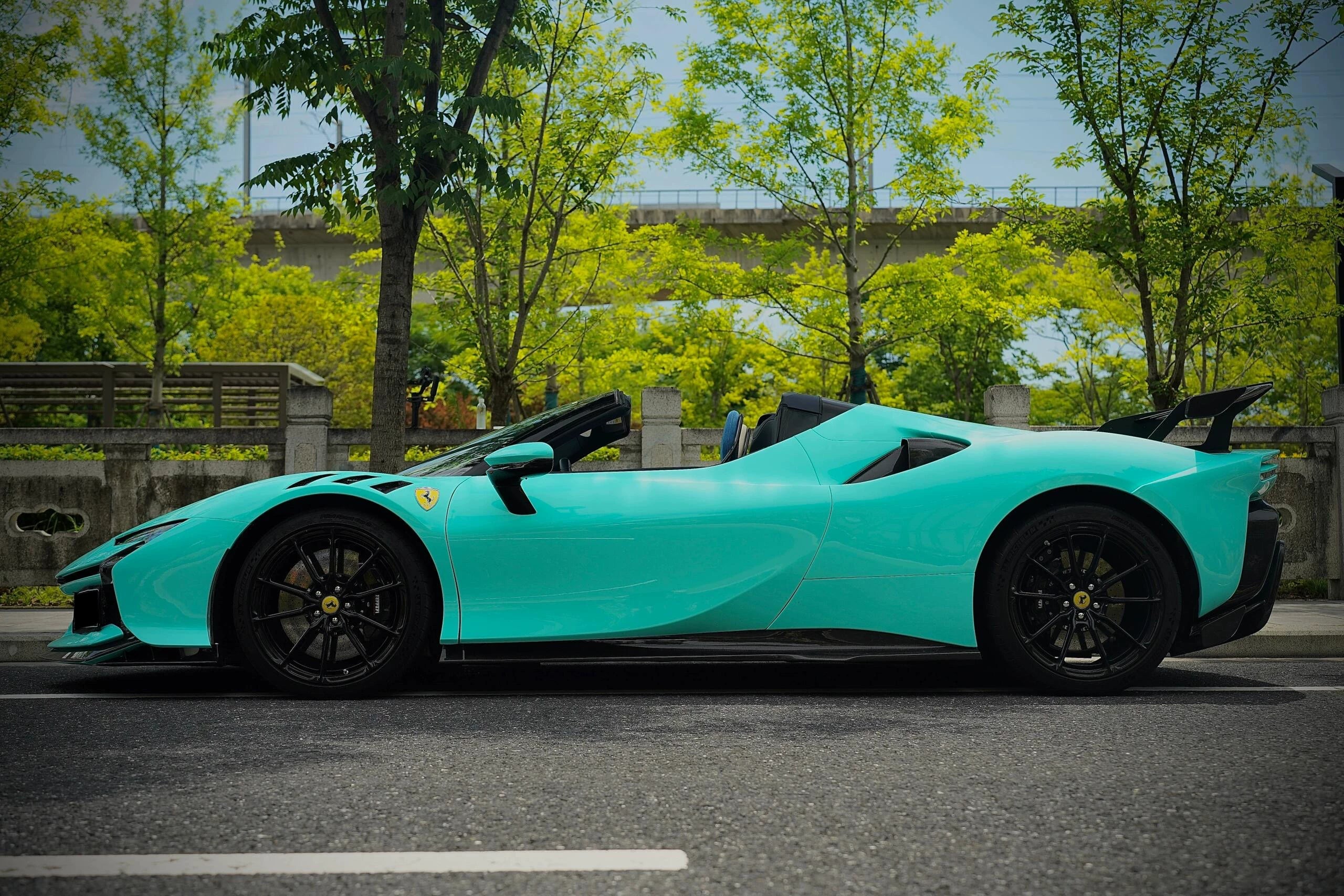 Ferrari SF90 XX-Style Dry Carbon Fiber Full Body Kit – Front & Rear Bumpers, Hood, Fenders, Wing
