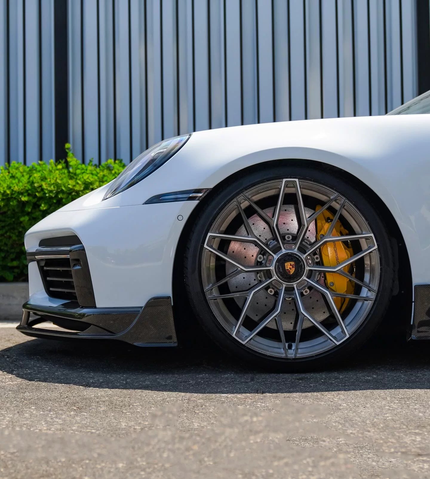 Porsche 911 992.1 Turbo S 9D-Style Dry Carbon Fiber Aero Kit – Front Lip, Hood, Side Skirts, Rear Lip, Wing