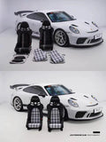 Porsche 911 GT3 RS-Style Dry Carbon Fiber One-Piece Racing Bucket Seat – Pepita, Lightweight
