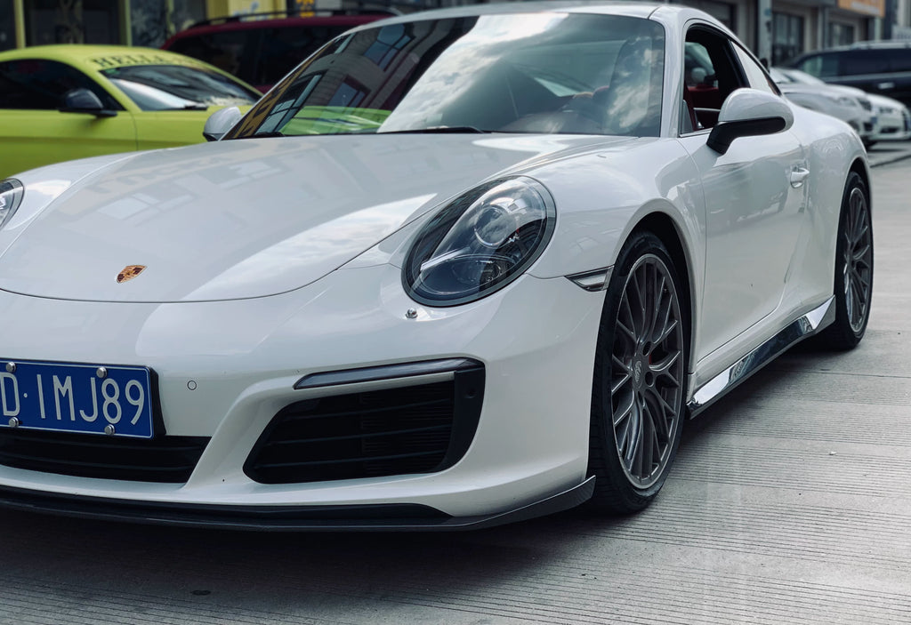 Porsche 911 991.2 Ocean Design-Style Carbon Fiber Aero Kit – Front Lip, Side Skirts, Rear Lip, Wing