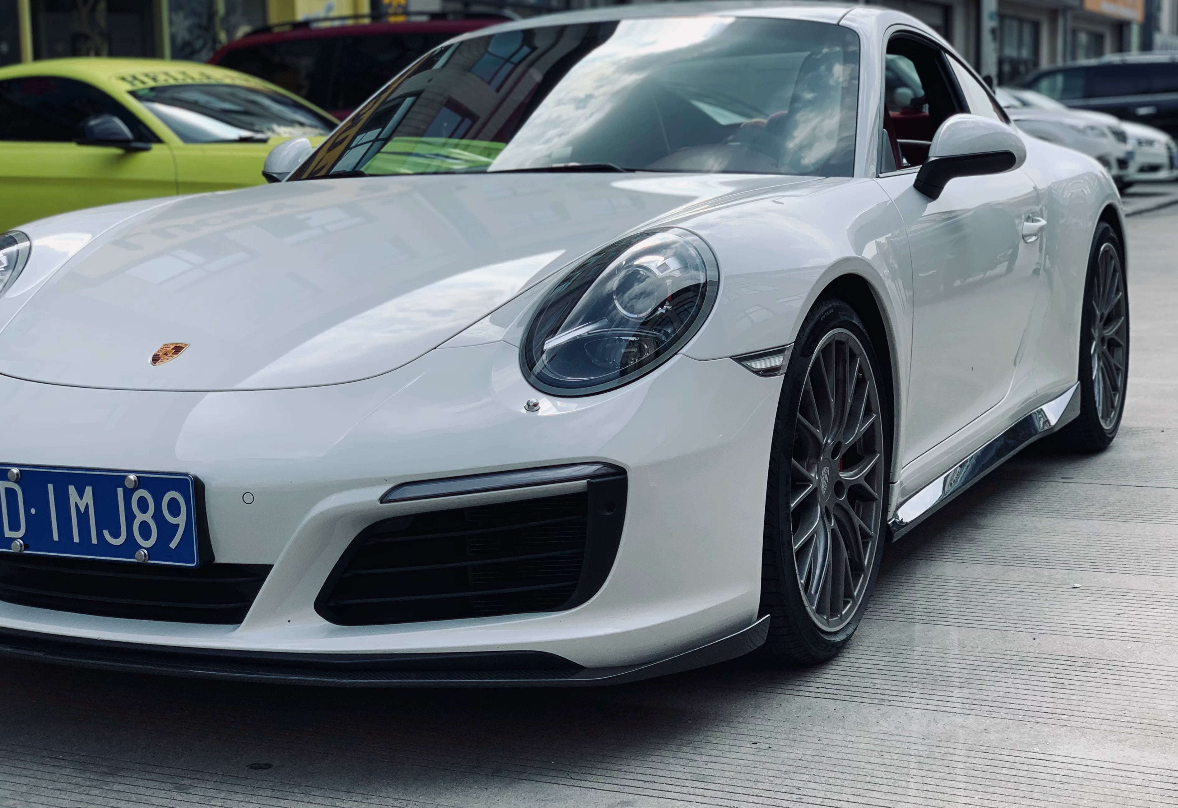 Porsche 911 991.2 Ocean Design-Style Carbon Fiber Aero Kit – Front Lip, Side Skirts, Rear Lip, Wing
