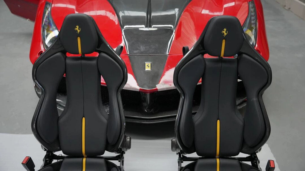 Ferrari 296 GTB / SF90 Dry Carbon Fiber One-Piece Racing Bucket Seat