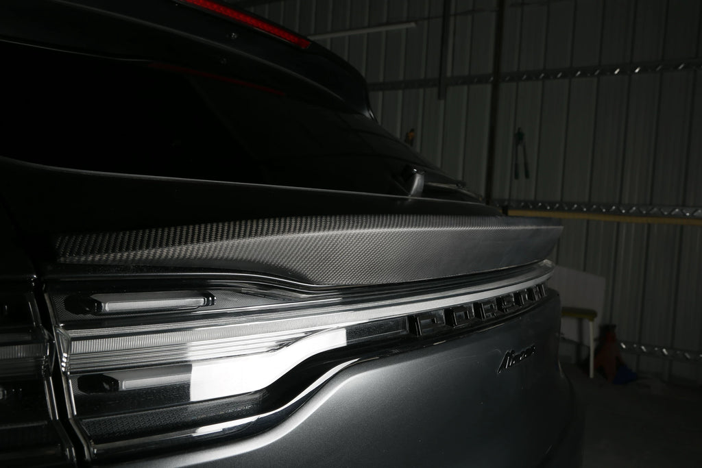 Porsche Macan Techart-Style Carbon Fiber Aero Kit – Front Lip, Side Skirts, Rear Lip, Wing, Front Vents