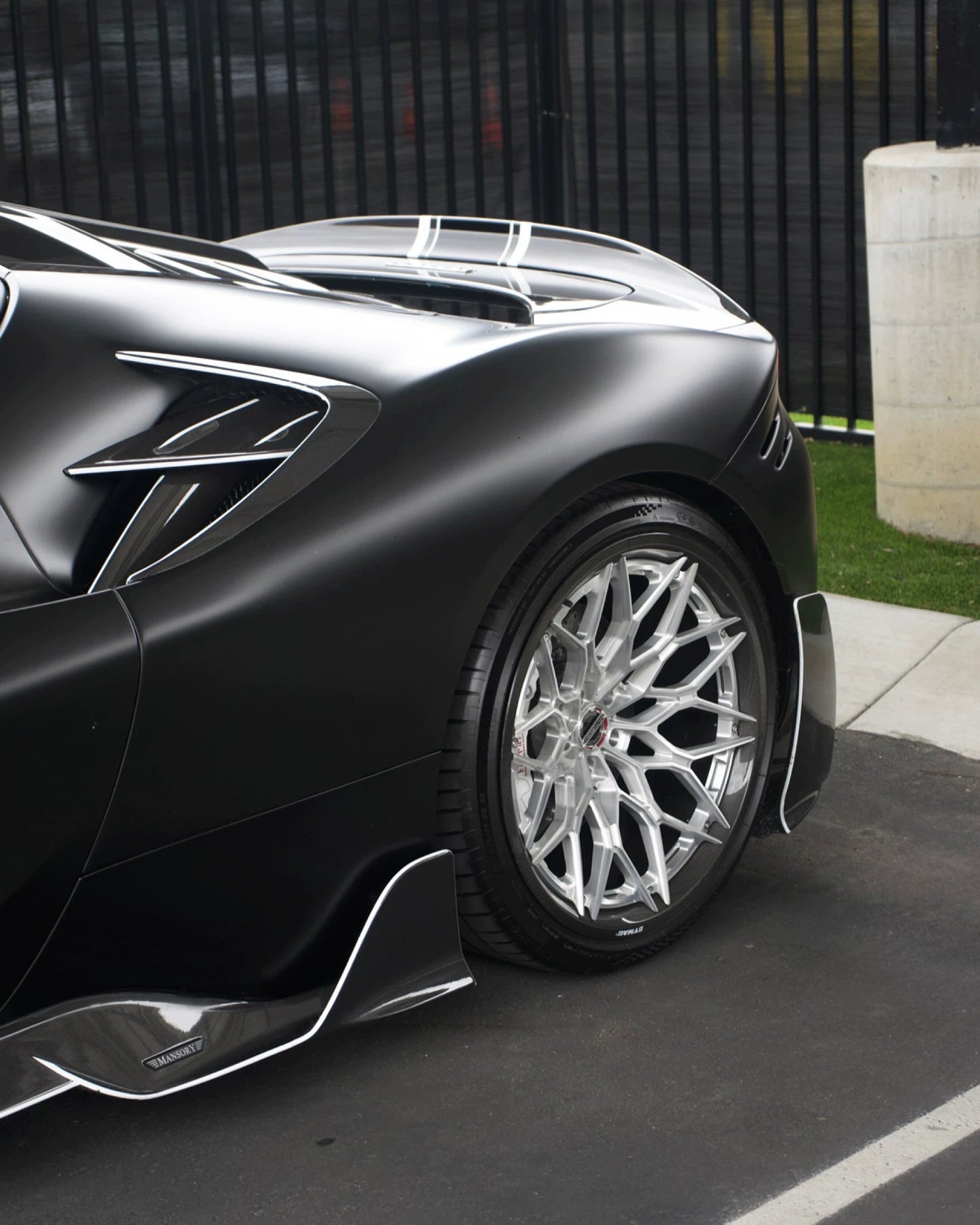 Ferrari SF90 MSY-Style Dry Carbon Fiber Aero Kit – Front Lip, Fenders, Side Skirts, Rear Lip, Wing & More