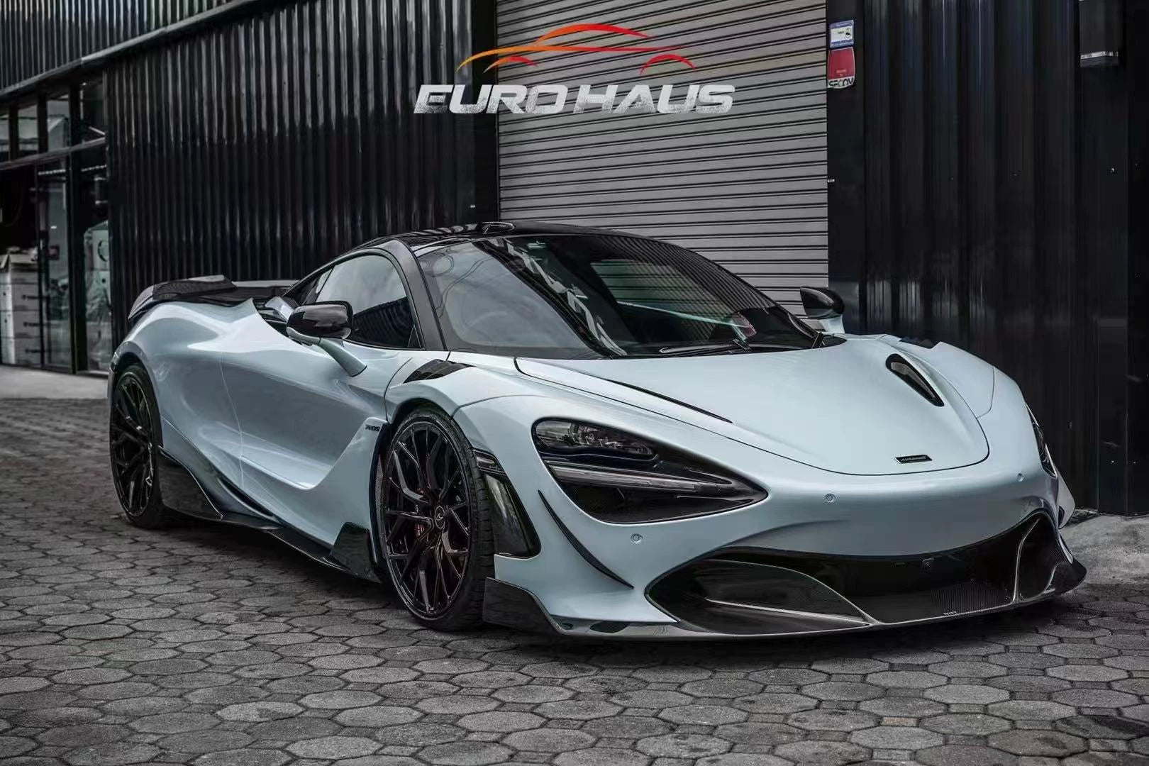 McLaren 720S RYFT-Style Dry Carbon Fiber Aero Kit – Front Lip, Side Skirts, Rear Lip, Wing, Hood