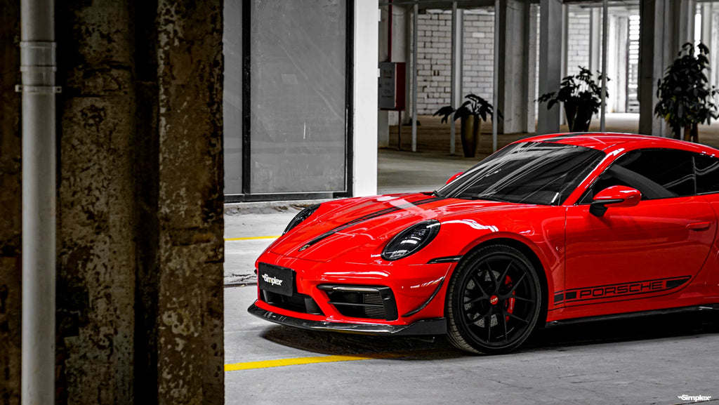 Porsche 911 992.1 MIW-Style Dry Carbon Fiber Aero Kit – Front Lip, Side Skirts, Rear Lip, Canards, Wing