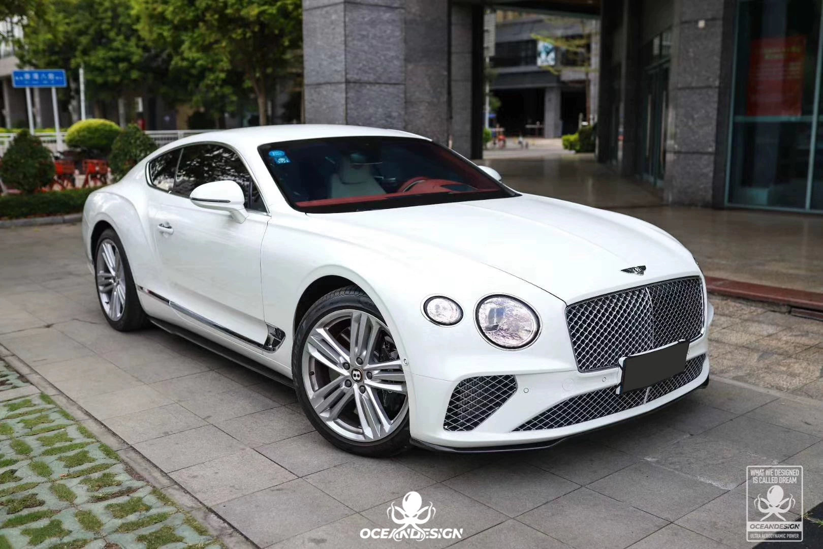 Bentley Continental GT OD E-Style Dry Carbon Fiber Aero Kit – Front Lip, Side Skirts, Rear Lip, Rear Wing