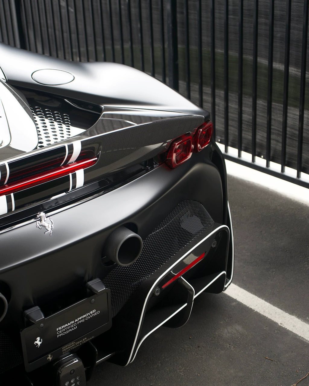 Ferrari SF90 MSY-Style Dry Carbon Fiber Aero Kit – Front Lip, Fenders, Side Skirts, Rear Lip, Wing & More