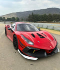 Ferrari 488 Challenge EVO-Style Dry Carbon Fiber Aero Kit – Front & Rear Bumpers, Hood, Side Skirts, Wing