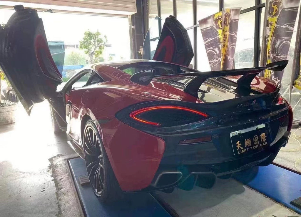 McLaren 540C 570S 600LT OEM-Style Dry Carbon Fiber Parts – Hood, Rear Wing, Mirrors & More