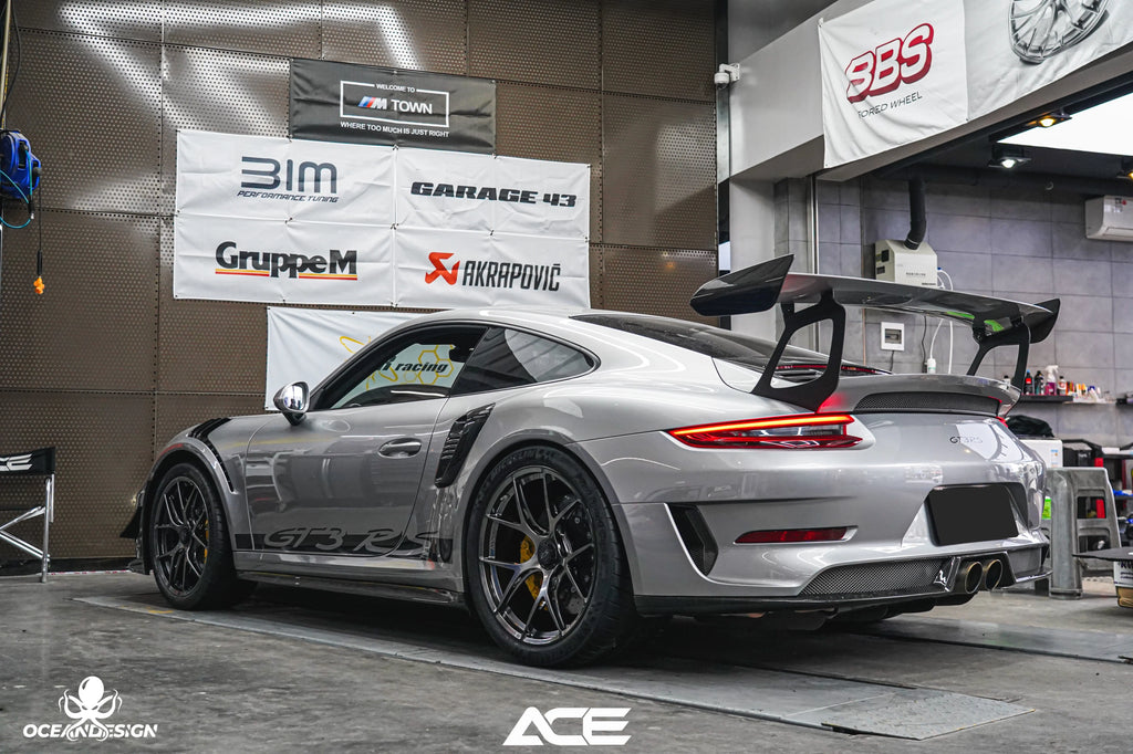 Porsche 991 GT3 RS OEM-Style Dry Carbon Fiber Aero Kit – Front Lip, Side Skirts, Hood, Wing, Mirrors & More