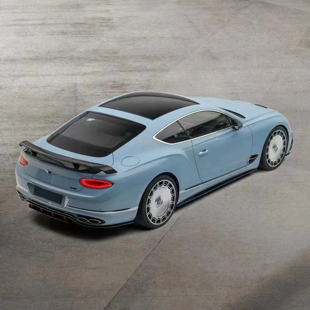 Bentley Continental GT MSY Style Dry Carbon Fiber Half Aero Kit – Front Lip, Side Skirts, Rear Lip, Fender Vents