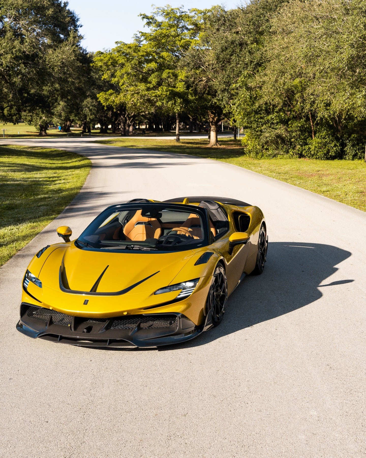 Ferrari SF90 MSY-Style Dry Carbon Fiber Aero Kit – Front Lip, Fenders, Side Skirts, Rear Lip, Wing & More