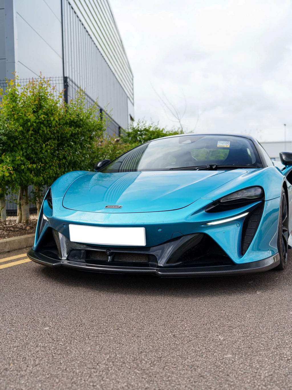 McLaren Artura CT-Style Dry Carbon Fiber Aero Kit – Front Lip, Side Skirts, Rear Lip, Rear Wing, Mirror Covers