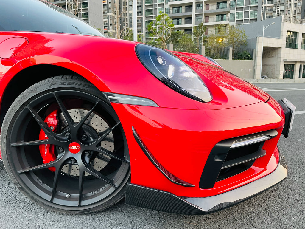 Porsche 911 992.1 MIW-Style Dry Carbon Fiber Aero Kit – Front Lip, Side Skirts, Rear Lip, Canards, Wing