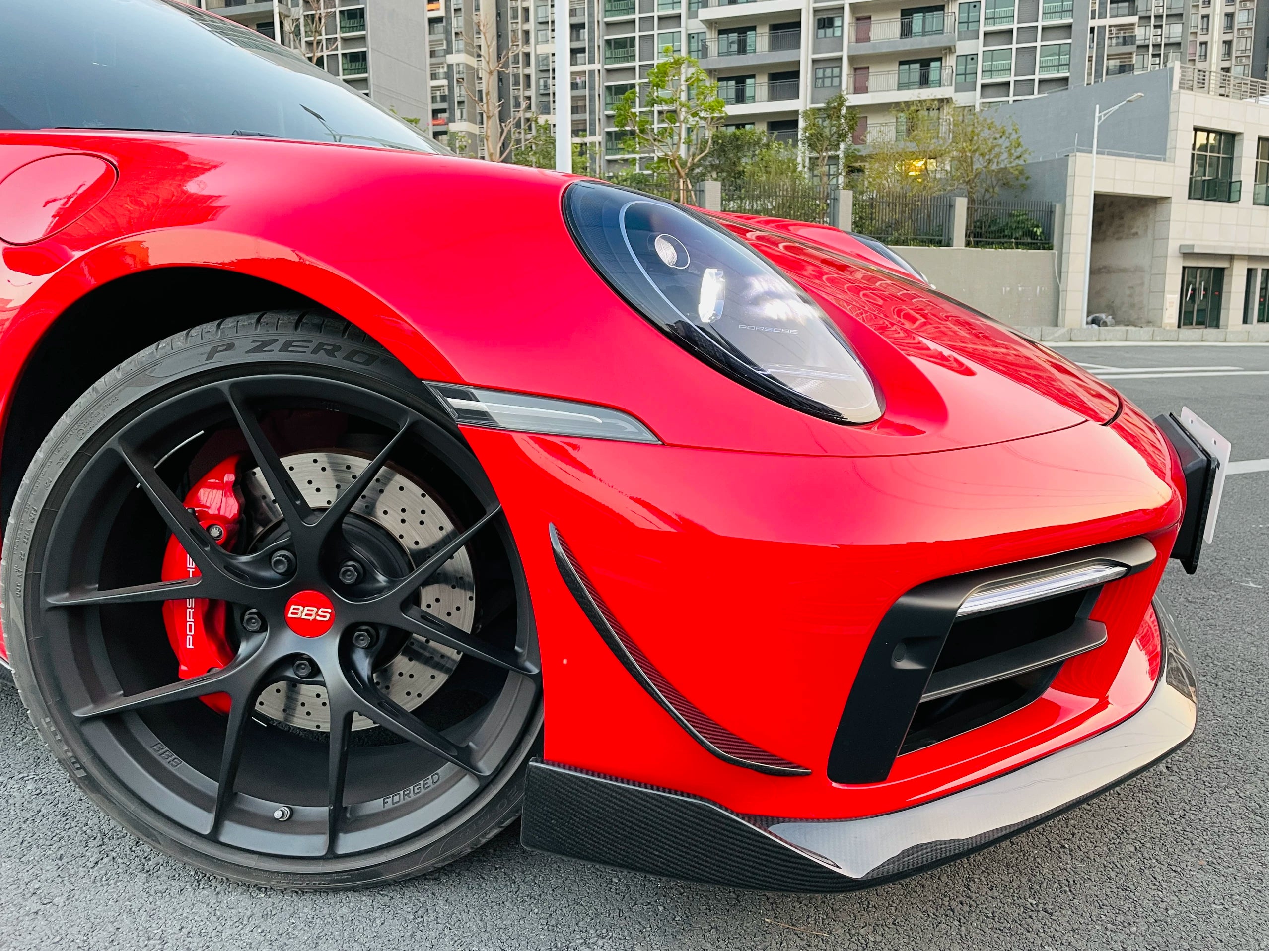 Porsche 911 992.1 MIW-Style Dry Carbon Fiber Aero Kit – Front Lip, Side Skirts, Rear Lip, Canards, Wing