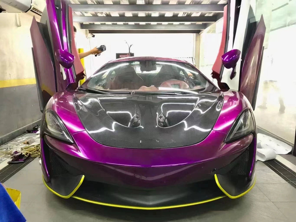 McLaren 540C 570S 600LT OEM-Style Dry Carbon Fiber Parts – Hood, Rear Wing, Mirrors & More