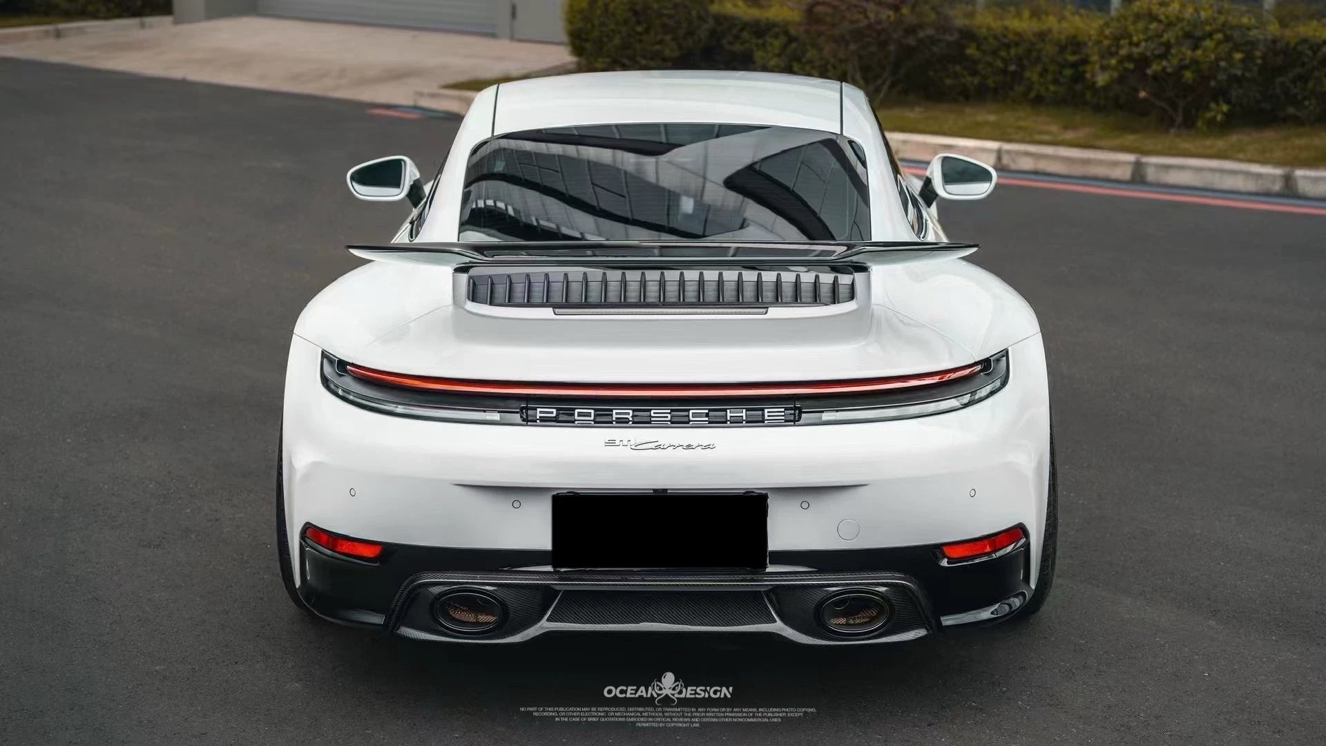 Porsche 911 992.2 OEM-Style Dry Carbon Fiber Aero Kit – Front Lip, Grille, Air Vents, Rear Lip