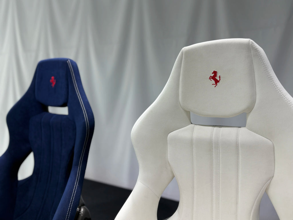Ferrari F430 458 488 F8 Dry Carbon Fiber One-Piece Racing Bucket Seat – Alcantara, Lightweight