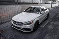 Mercedes-Benz C63 AMG W205 Coupe & Sedan Mode Carbon Style Carbon Fiber Aero Kit – Front Lip, Side Skirts, Rear Lip