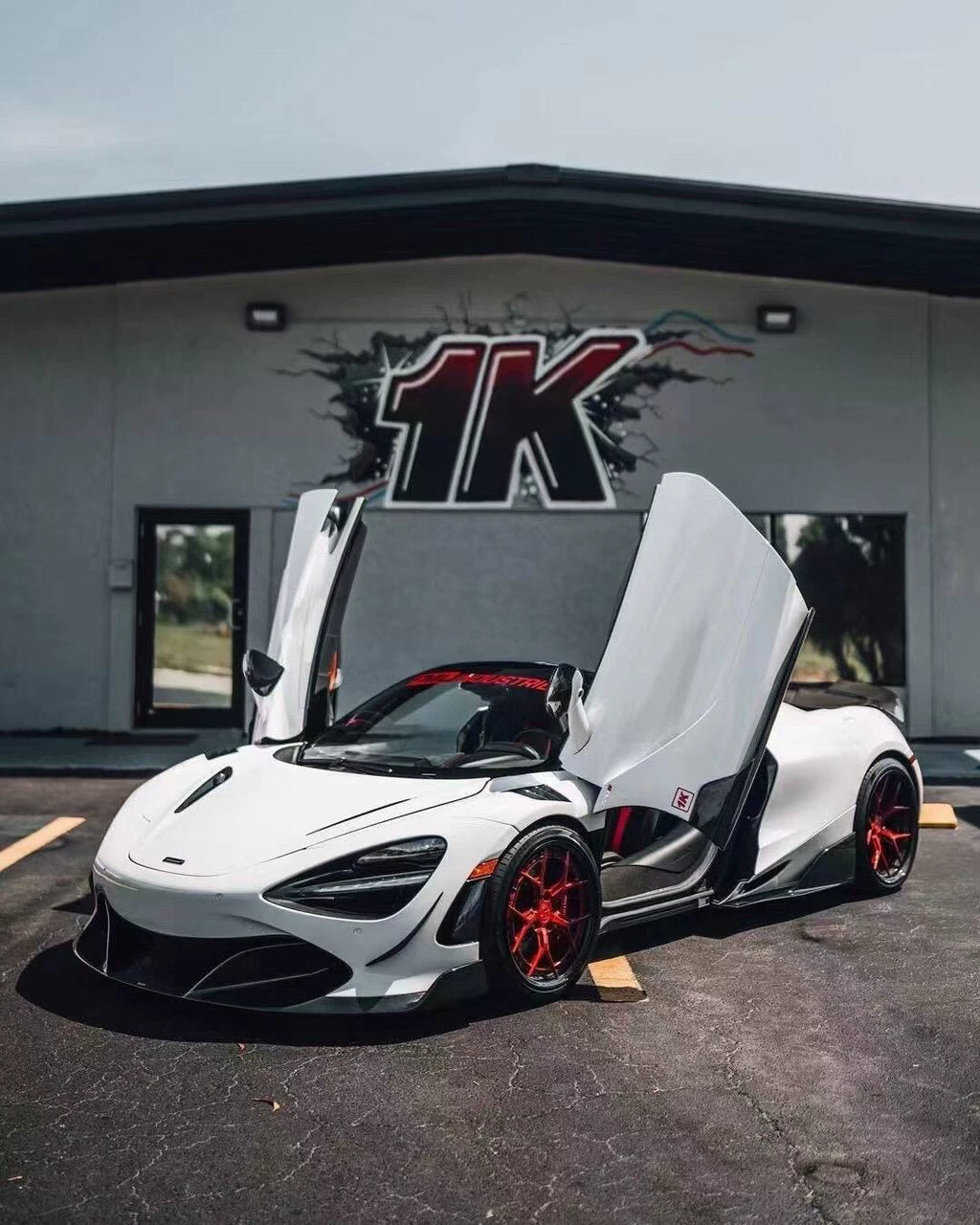 McLaren 720S RYFT-Style Dry Carbon Fiber Aero Kit – Front Lip, Side Skirts, Rear Lip, Wing, Hood