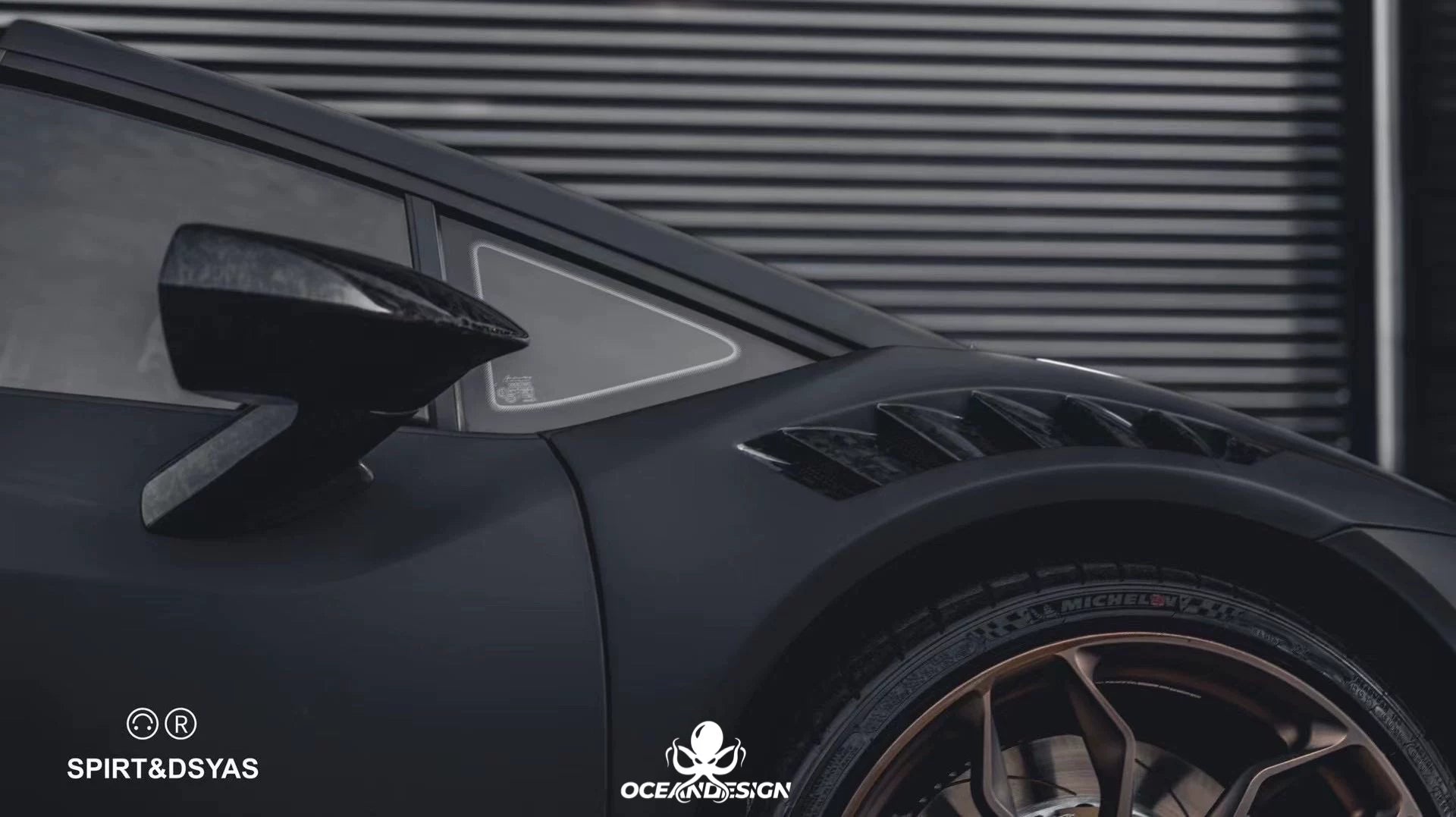 Lamborghini Huracan EVO RWD Novitec N-Style Dry Carbon Fiber Front Lip & Corner Pieces