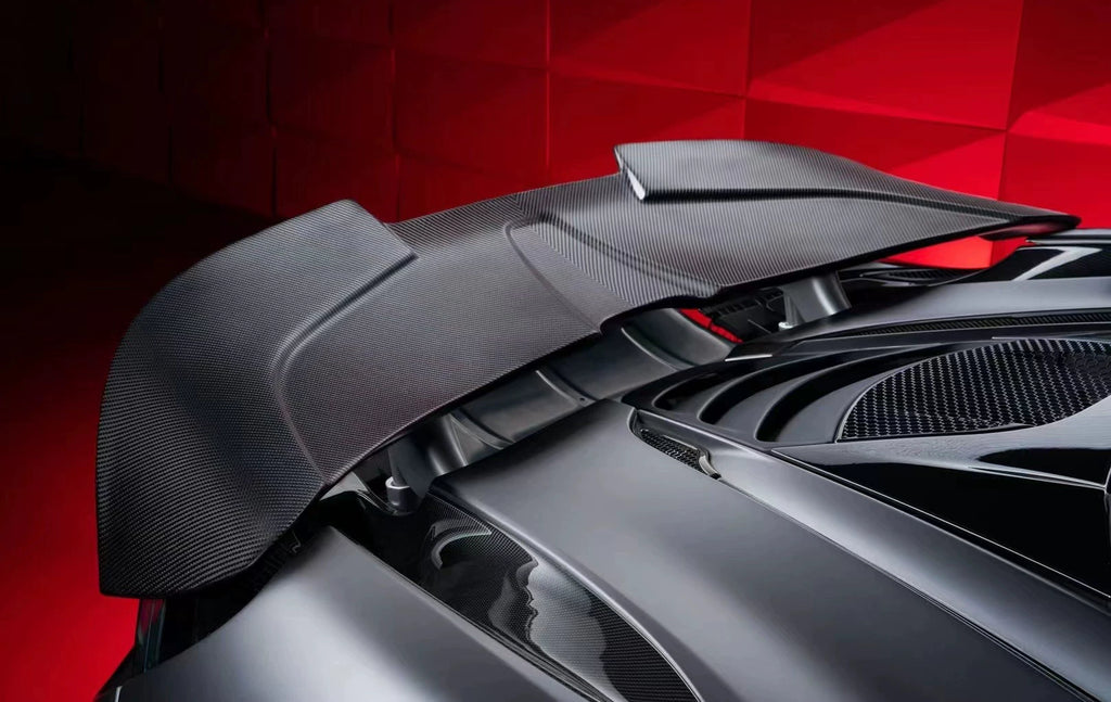 McLaren 720S RYFT-Style Dry Carbon Fiber Aero Kit – Front Lip, Side Skirts, Rear Lip, Wing, Hood