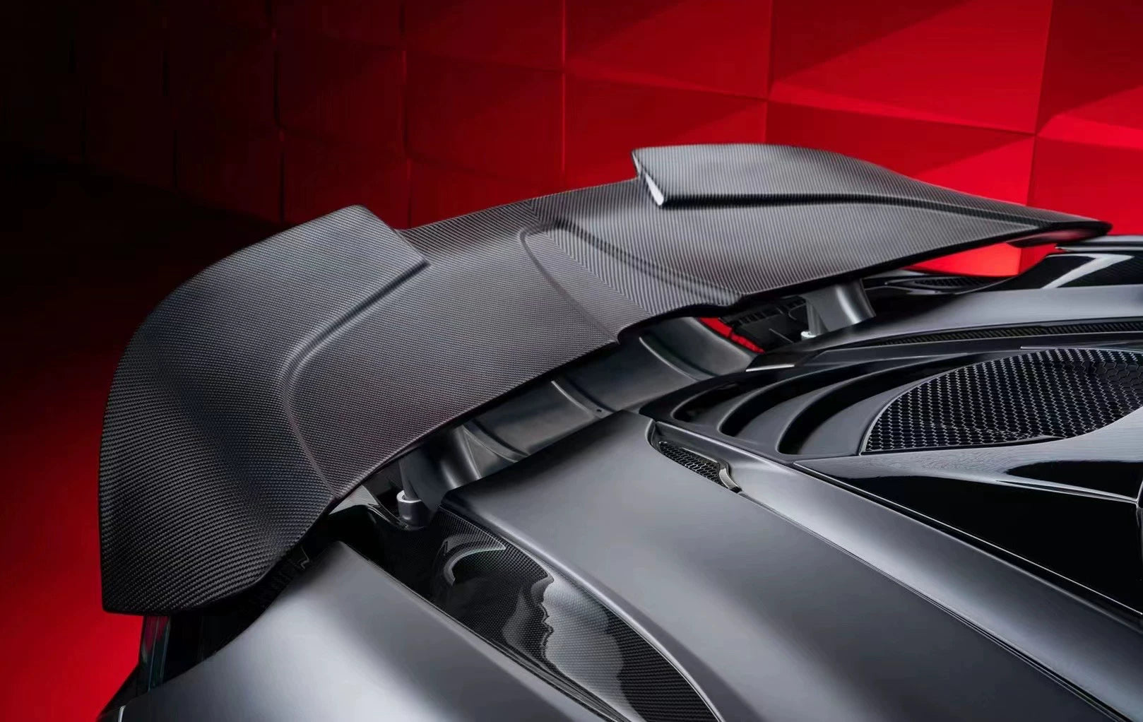 McLaren 720S RYFT-Style Dry Carbon Fiber Aero Kit – Front Lip, Side Skirts, Rear Lip, Wing, Hood