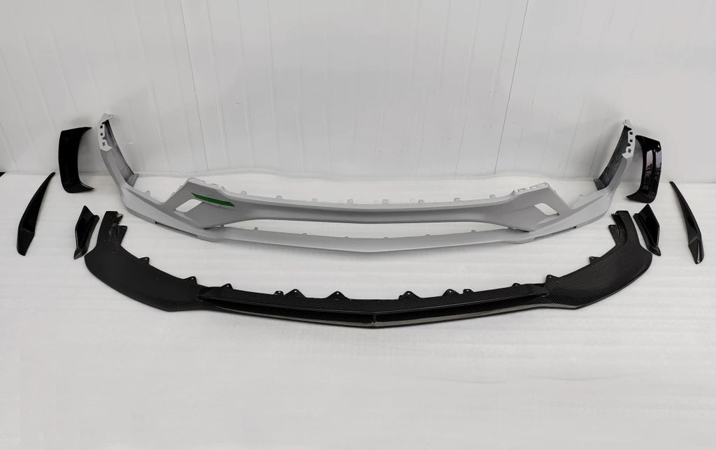 Bentley Continental GT MSY Style Dry Carbon Fiber Wide Body Kit – Front Lip, Fender Flares, Side Skirts, Rear Bumper, Hood, GT Wing, Mirror Covers & Trim