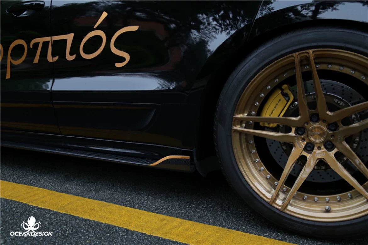 Porsche Macan ARTISAN-Style Carbon Fiber Aero Kit – Front Lip, Side Skirts, Rear Lip, Corner Pieces