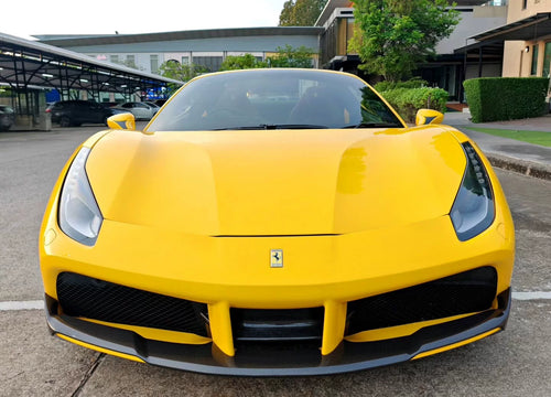 Ferrari 488 GTB Spider N-Style Dry Carbon Fiber Aero Kit – Front Lip, Side Skirts, Rear Lip, Wing & More