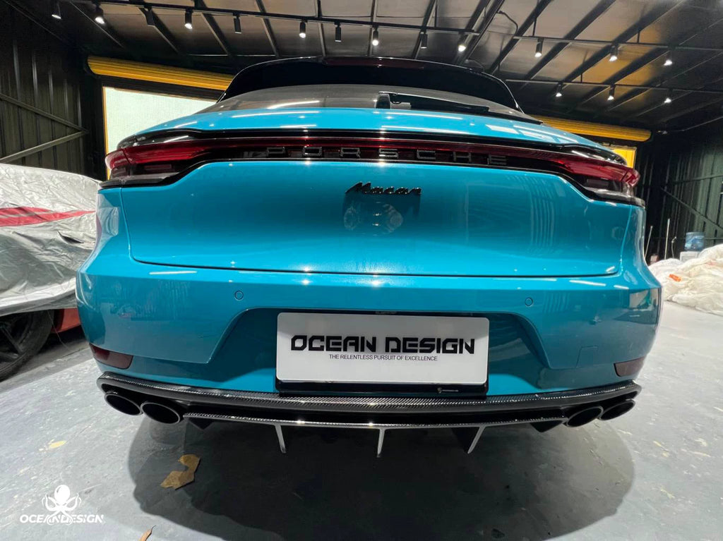 Porsche Macan ARTISAN-Style Carbon Fiber Aero Kit – Front Lip, Side Skirts, Rear Lip, Corner Pieces