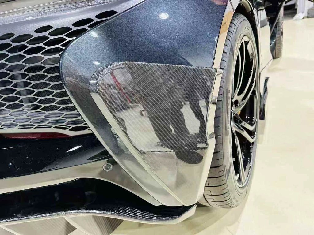 McLaren Artura N-Style Dry Carbon Fiber Aero Kit – Front Lip, Side Skirts, Rear Lip, Rear Wing, Door Sills, Mirror Covers