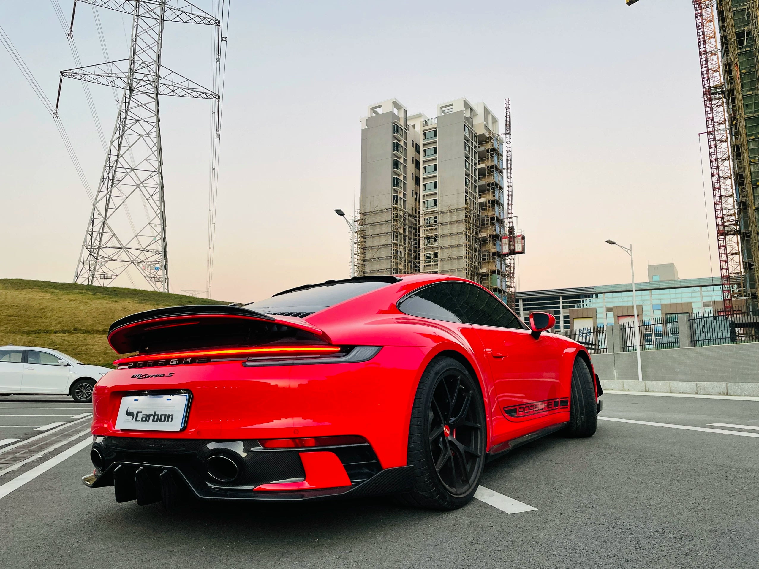 Porsche 911 992.1 MIW-Style Dry Carbon Fiber Aero Kit – Front Lip, Side Skirts, Rear Lip, Canards, Wing