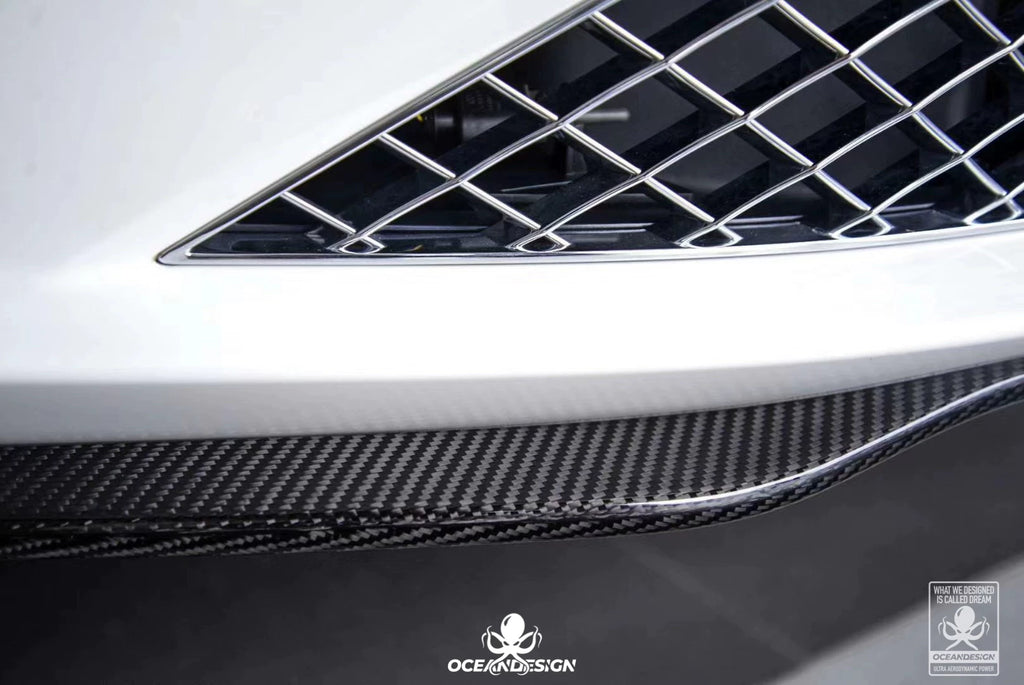 Bentley Continental GT OD E-Style Dry Carbon Fiber Aero Kit – Front Lip, Side Skirts, Rear Lip, Rear Wing