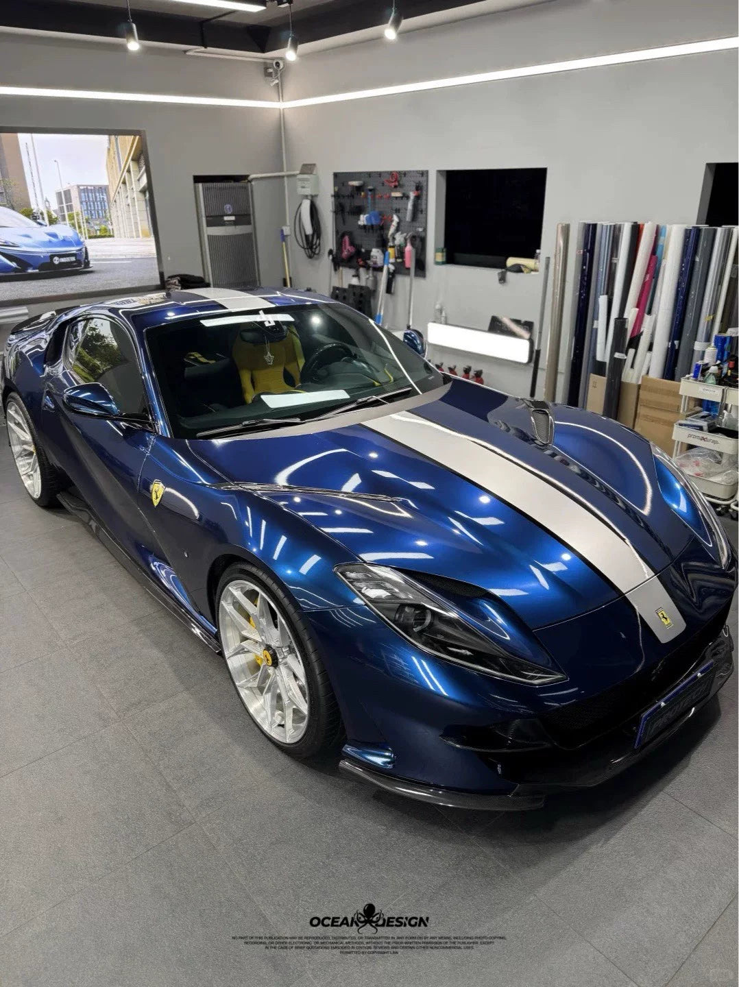 Ferrari 812 Superfast GTS N-Style Dry Carbon Fiber Aero Kit – Front Lip, Side Skirts, Rear Wing & More