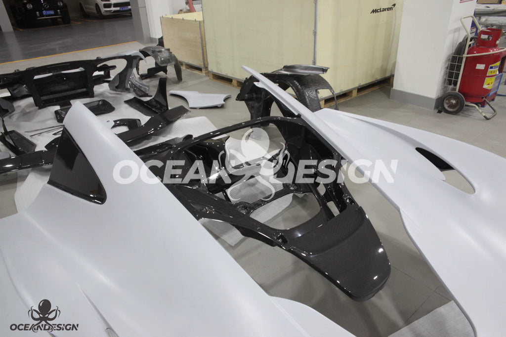 McLaren P1 GTR-Style Dry Carbon Fiber Body Kit – Complete Aero