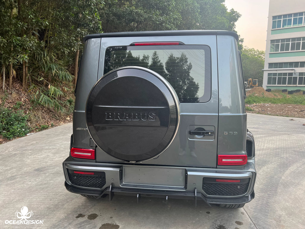 Mercedes-Benz G63 W464 G900 Rocket Style Dry Carbon Fiber Wide Aero Kit – Front Lip, Rear Lip, Rear Wing, Hood, Grille, Wheel Arches, Mirror Caps & Trim