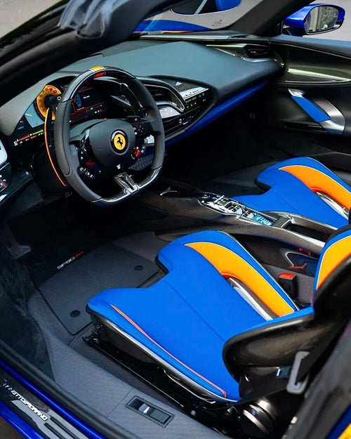 Ferrari 296 GTB / SF90 Dry Carbon Fiber One-Piece Racing Bucket Seat