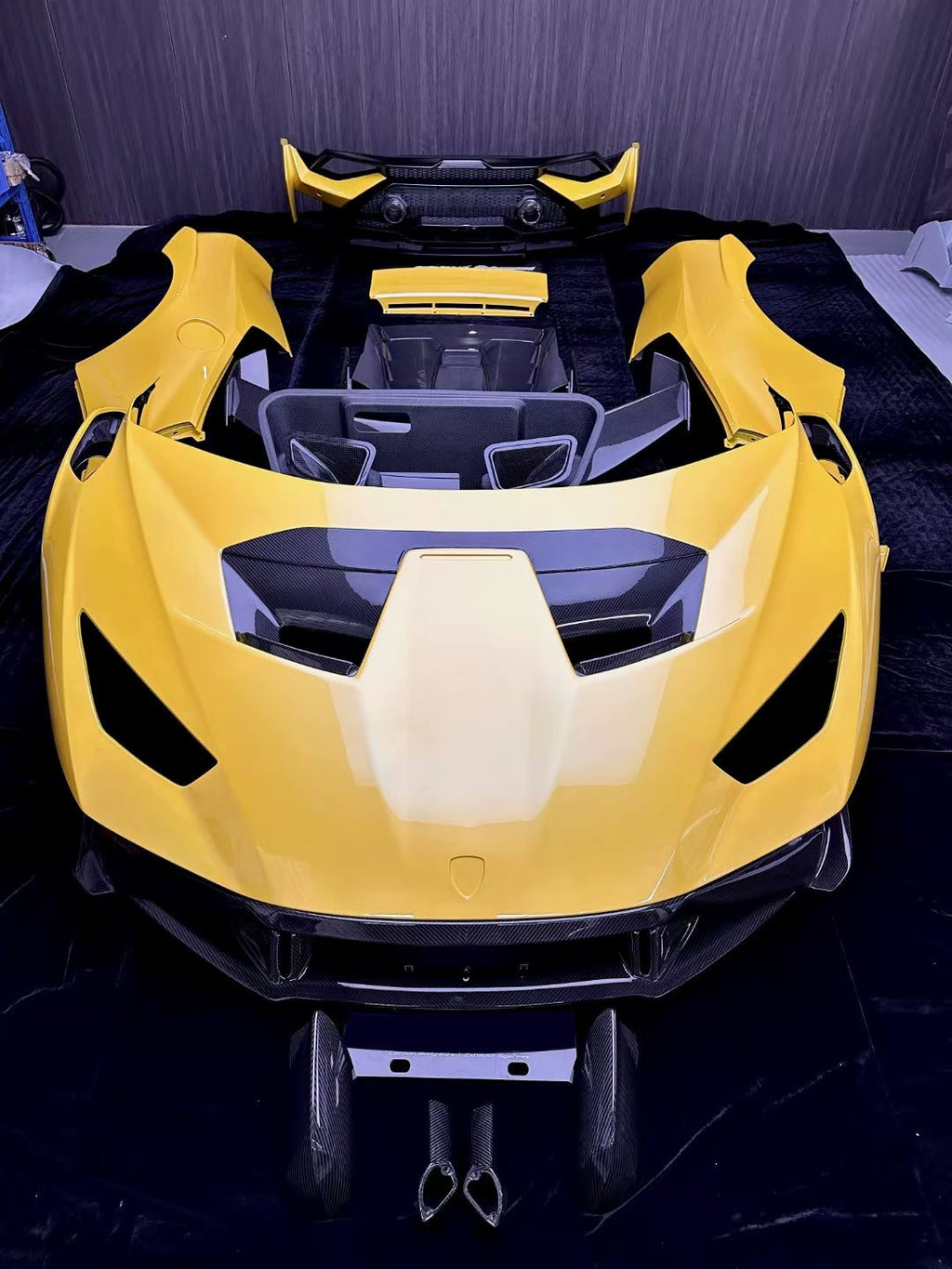 Lamborghini Huracan LP580 LP610 EVO STO-Style Dry Carbon Fiber Widebody Kit