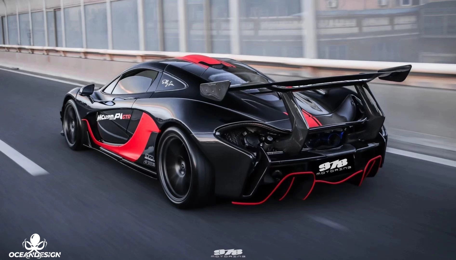 McLaren P1 GTR-Style Dry Carbon Fiber Body Kit – Complete Aero